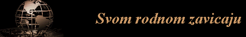 Svom rodnom zavicaju